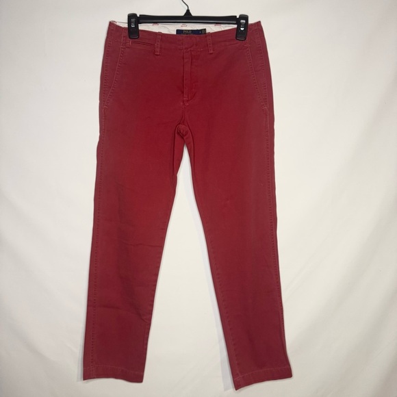 Polo Ralph Lauren Pants - Polo by Ralph Lauren Women’s Red Chino Pants Size 4